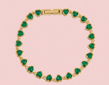 Forever Hearts Tennis bracelet