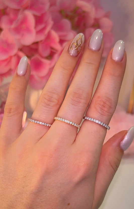 Sparkle Half Eternity band