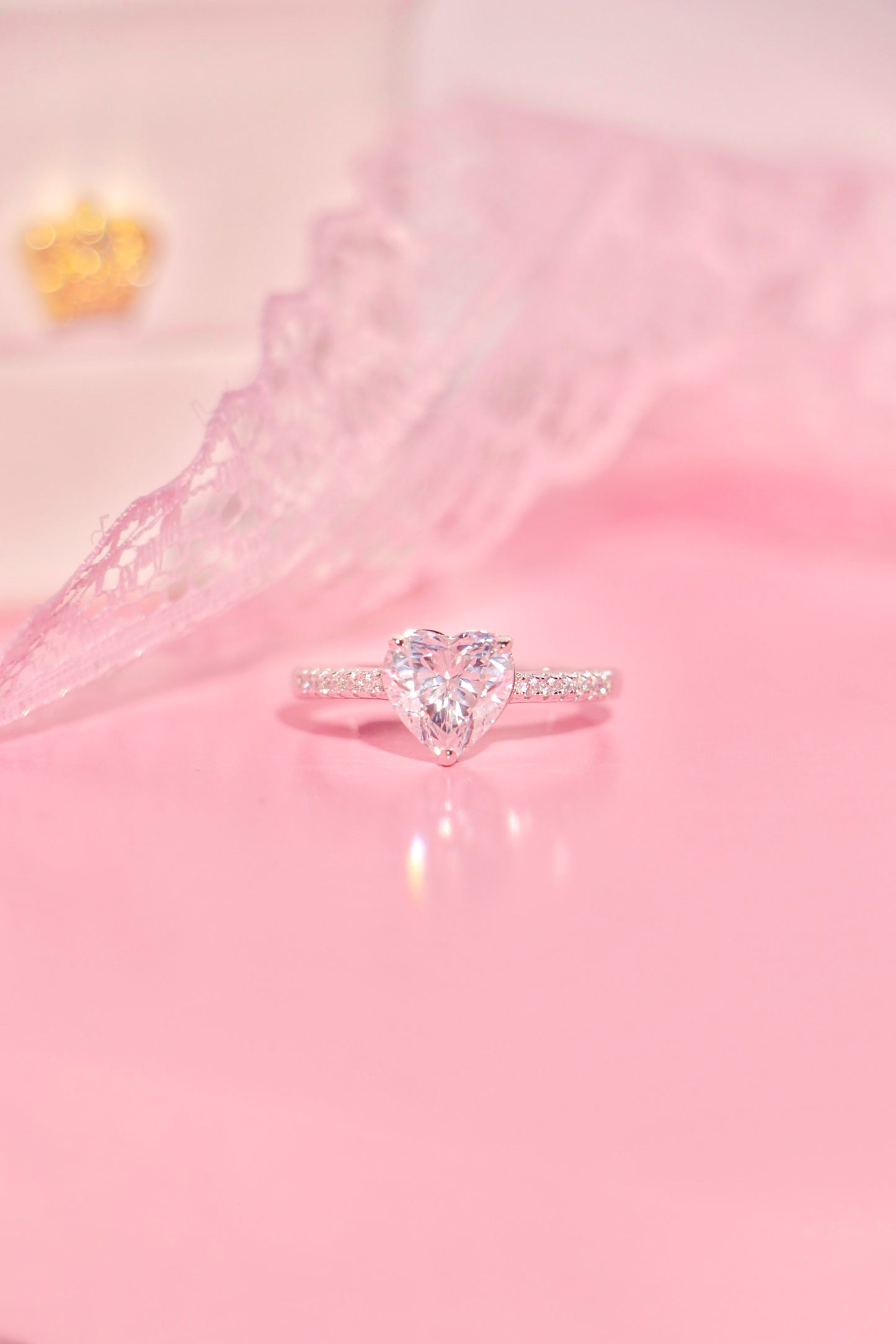 Timeless Love ring transparente