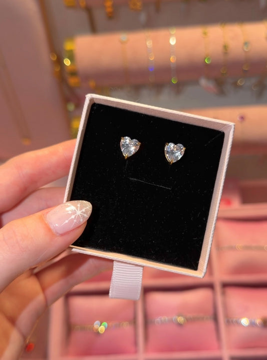 Love Spark studs | acero