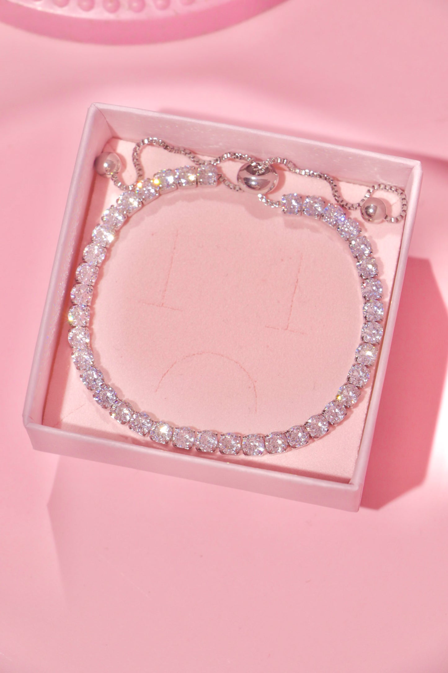 Tennis Chain bracelet ajustable