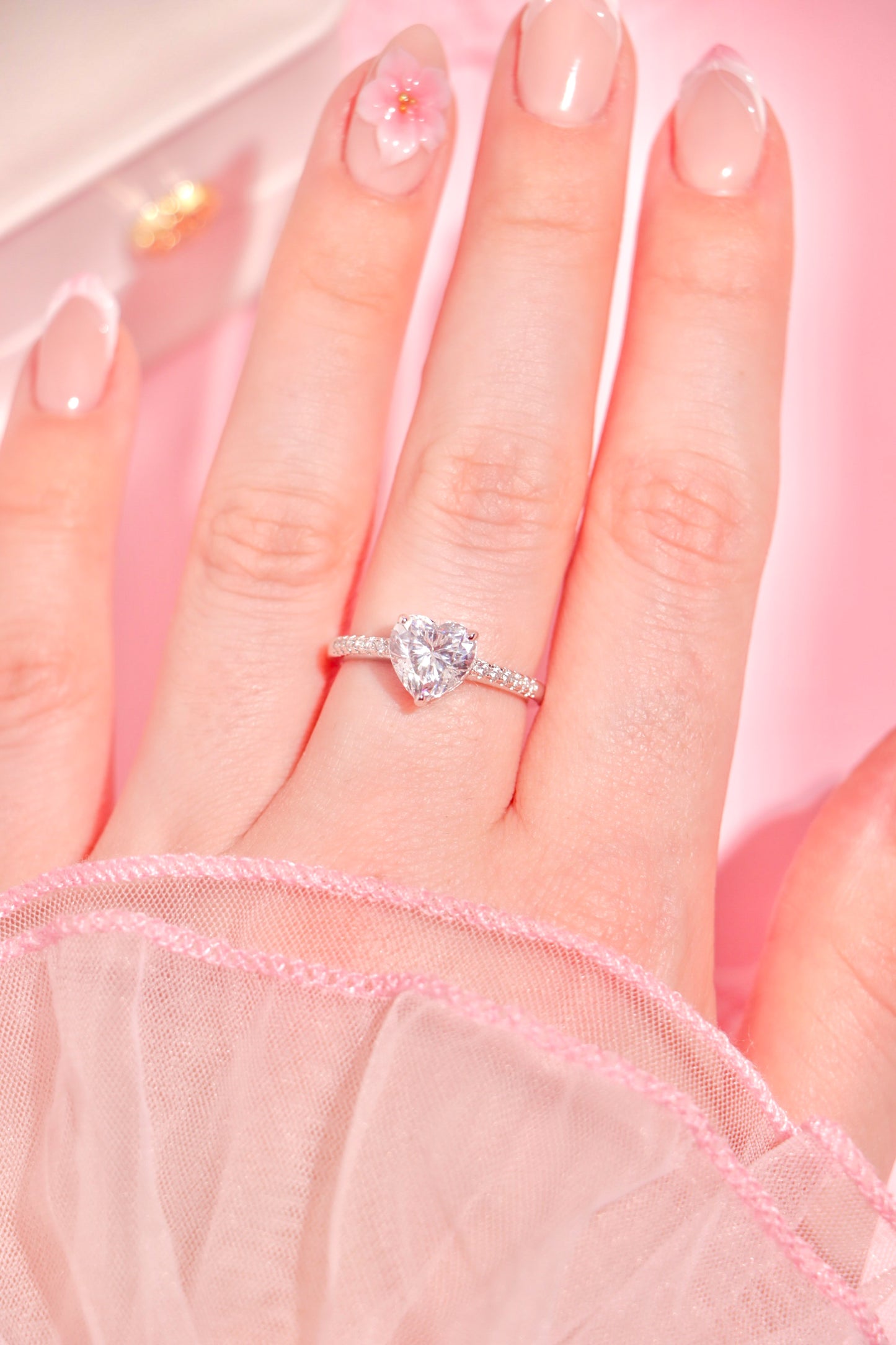 Timeless Love ring transparente