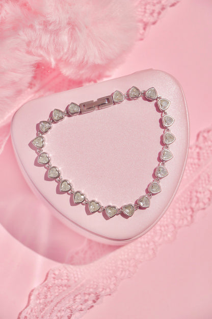 Forever Hearts Tennis bracelet