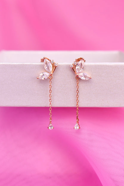 Crystal Butterfly earrings