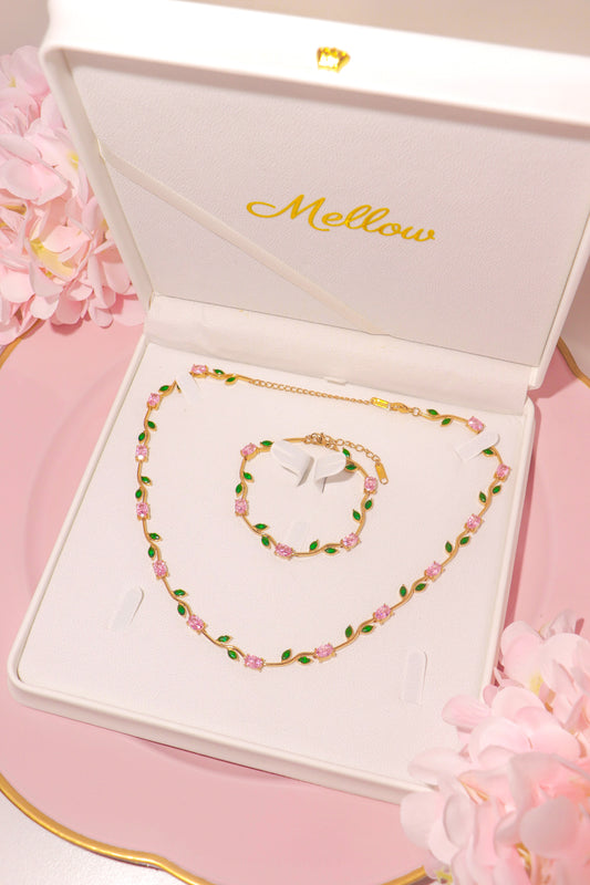 Tulip Garden set rosa