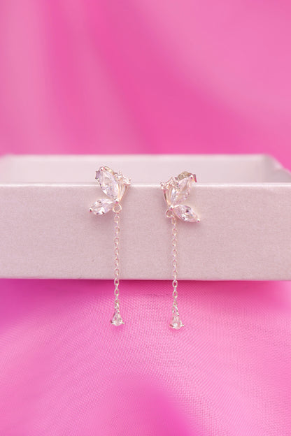 Crystal Butterfly earrings