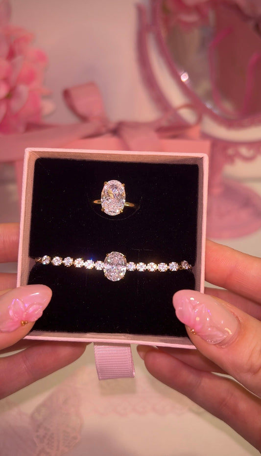 Oval Luster set