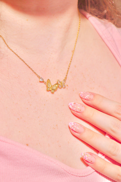 Flutter Love necklace