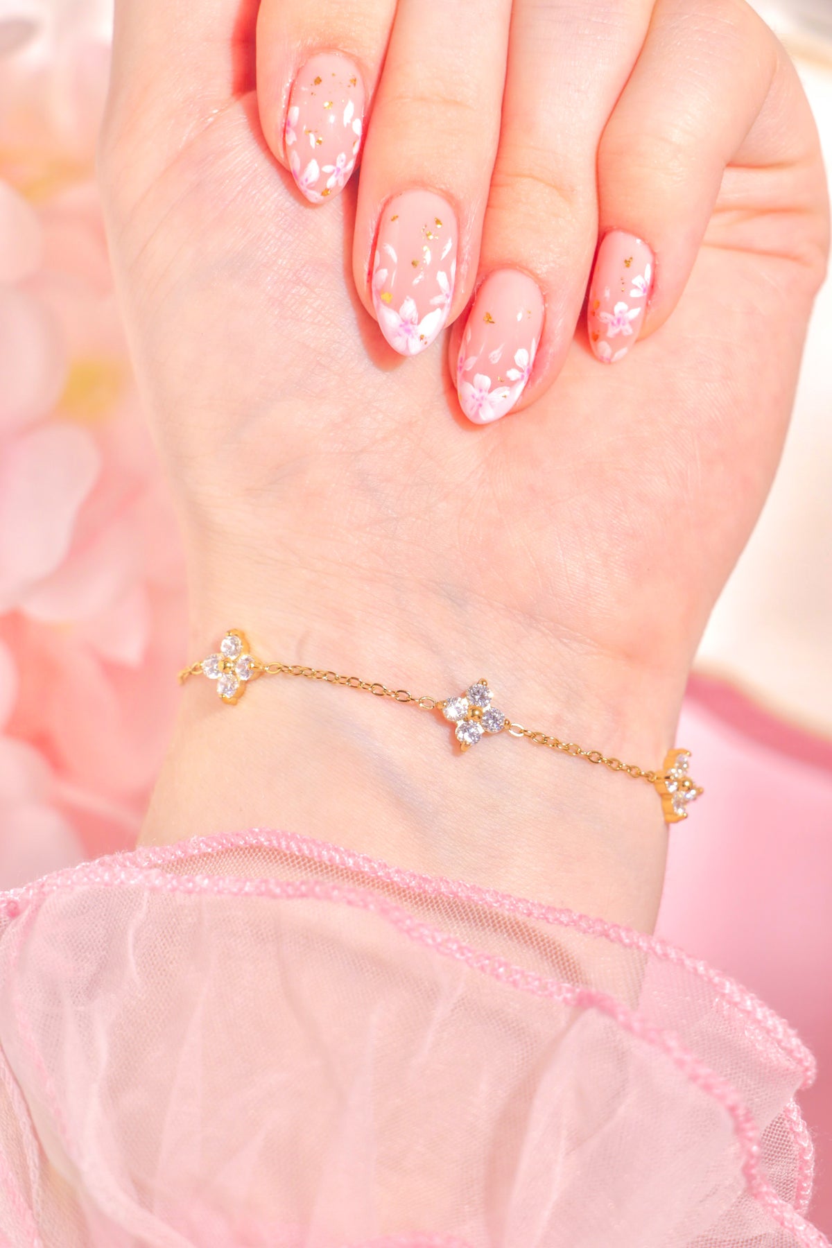Crystal Blossom bracelet
