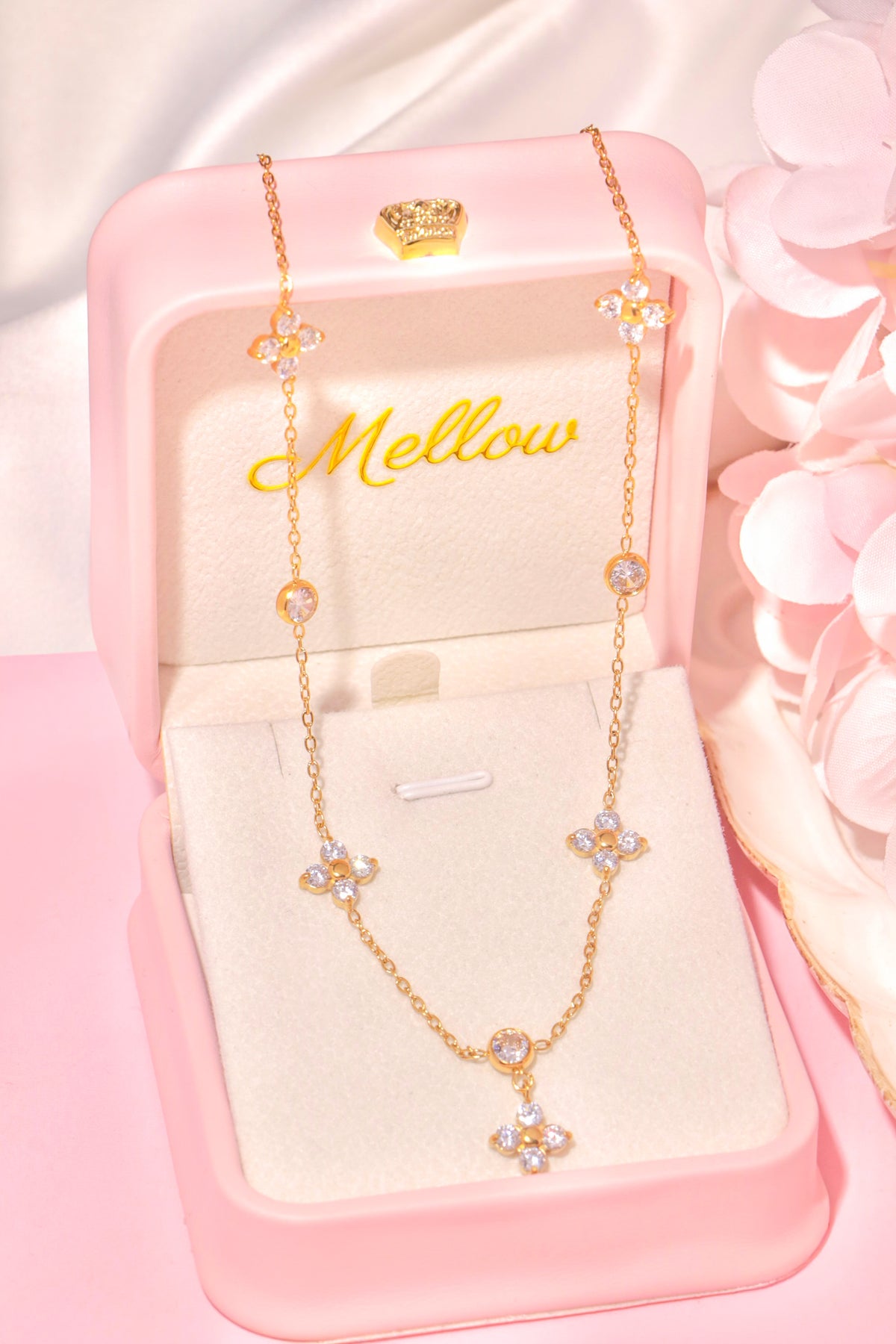 Crystal Blossom Sparks Necklace
