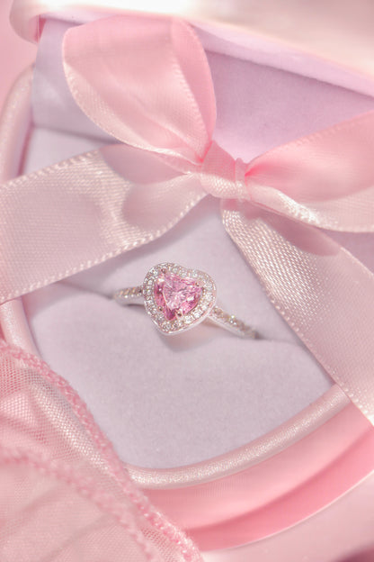 Princess Heart ring rosa