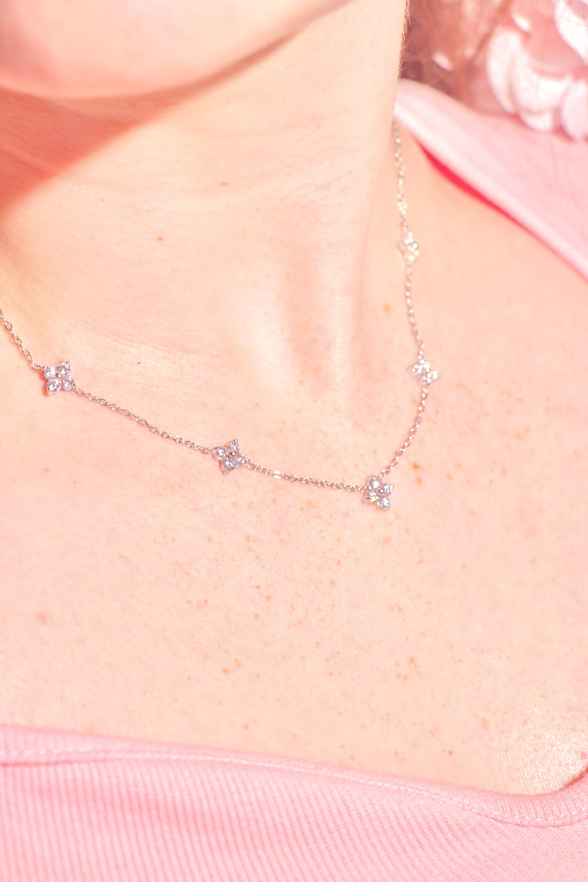Crystal Blossom necklace