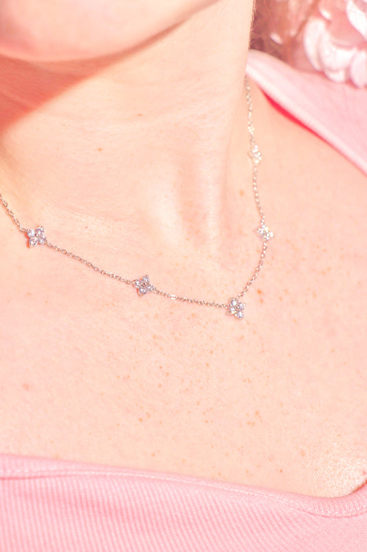 Crystal Blossom necklace