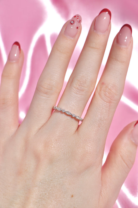 Milgrain Eternity band