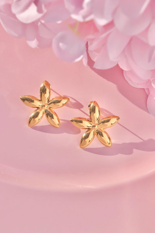 Plumeria studs