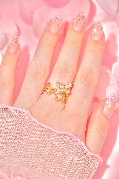 Blooming Flutter ring