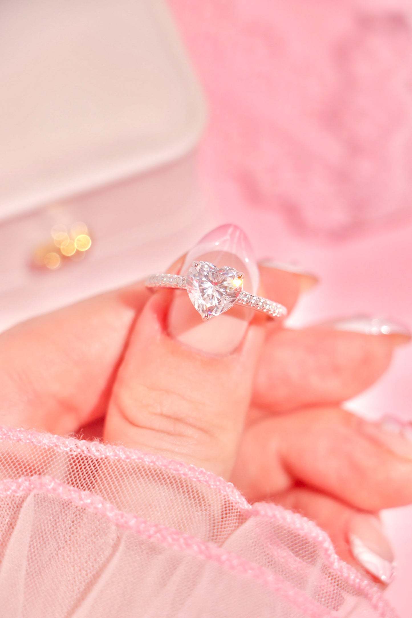 Timeless Love ring transparente