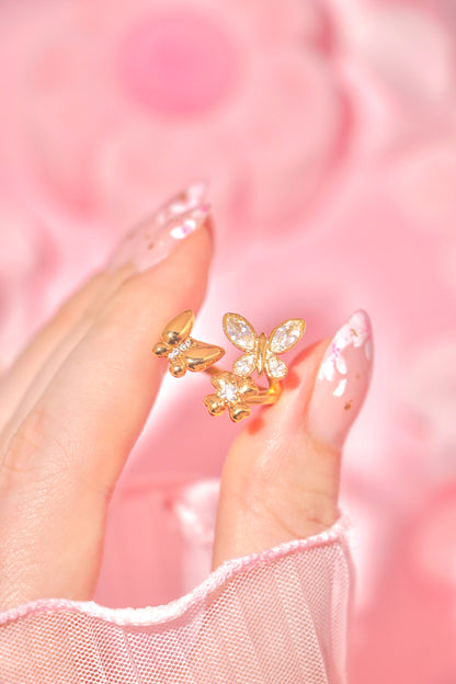 Blooming Flutter ring