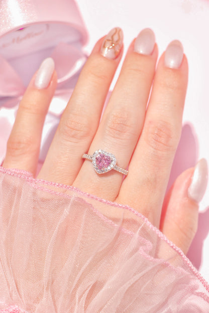 Princess Heart ring rosa