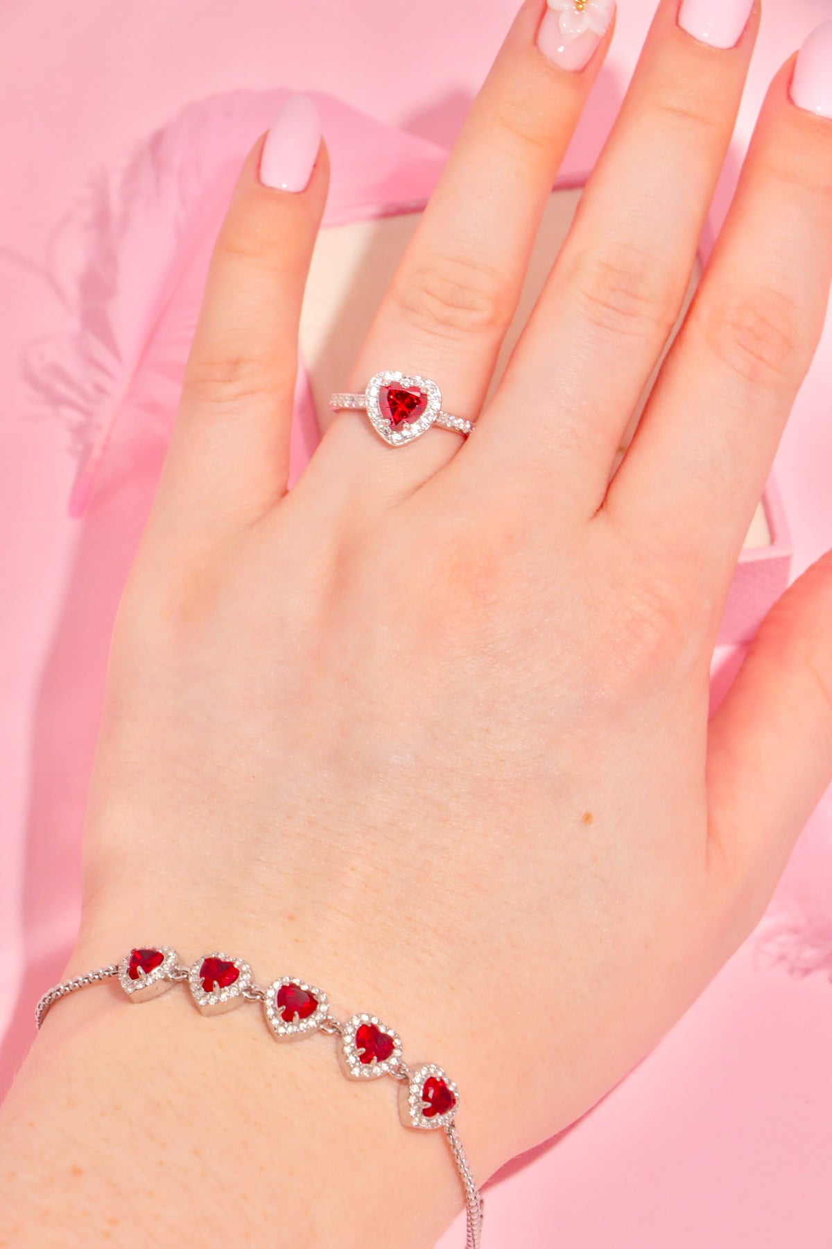 Princess Heart rojo set