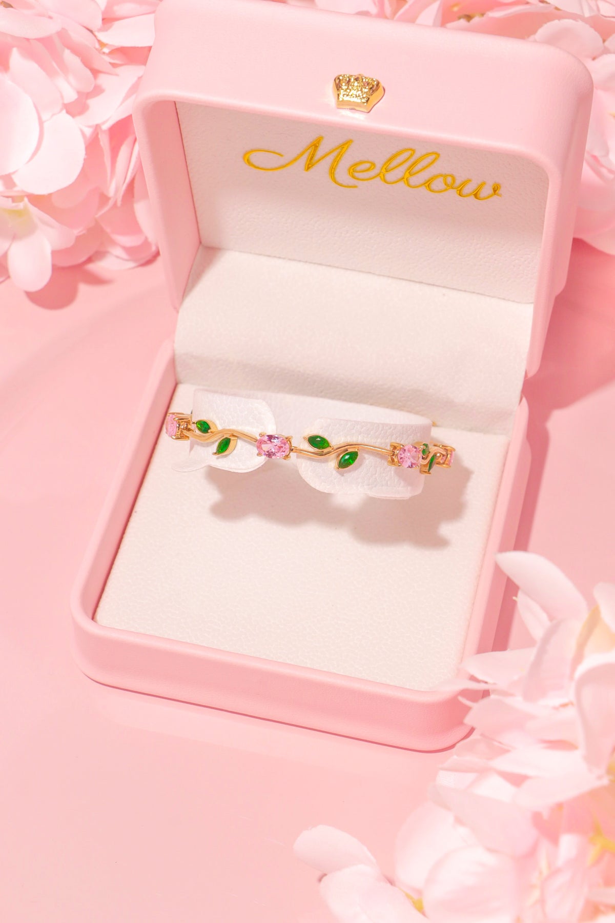 Tulip Garden bracelet rosa