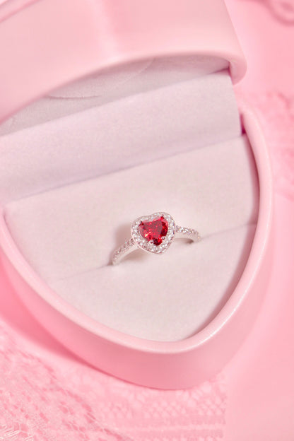 Princess Heart ring Rojo