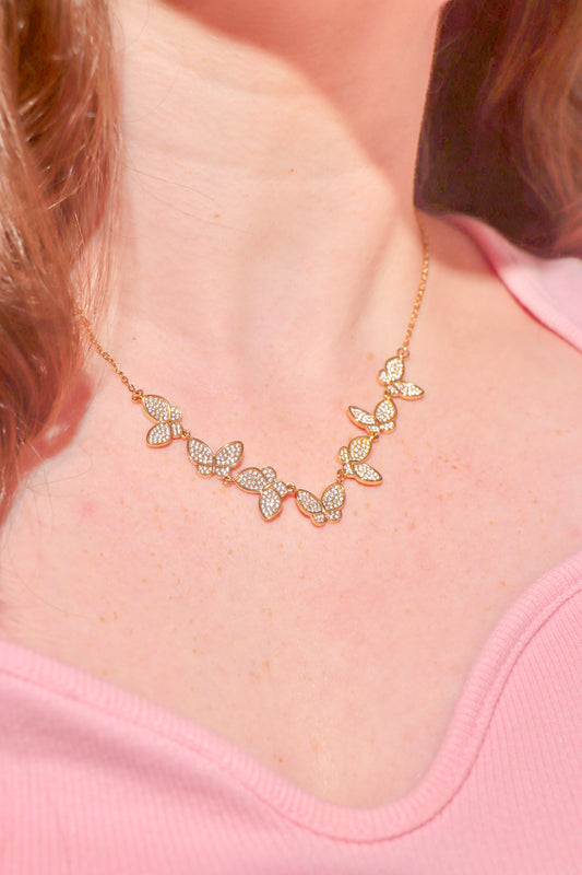 Butterflies Around Me necklace