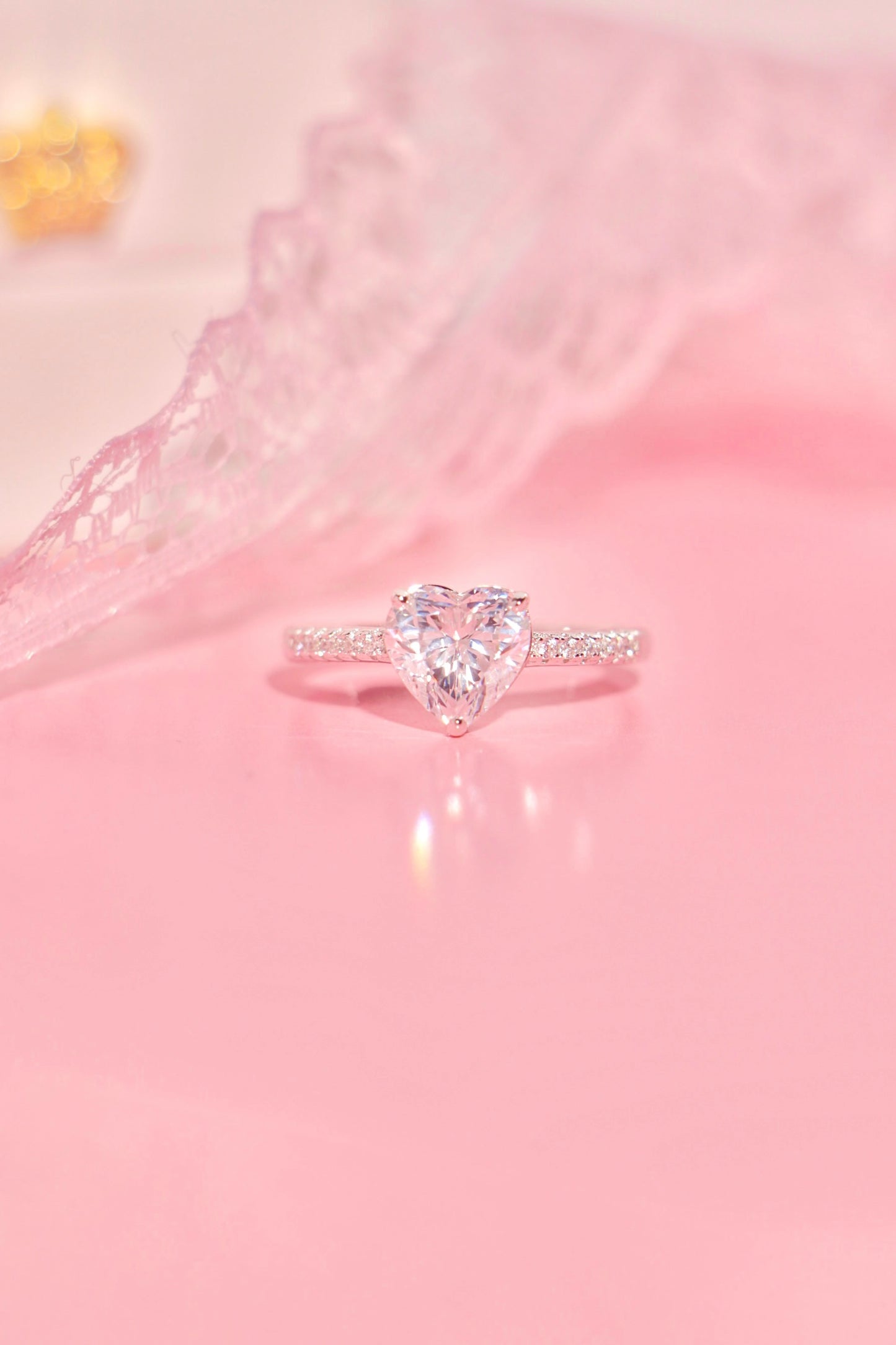 Timeless Love ring transparente