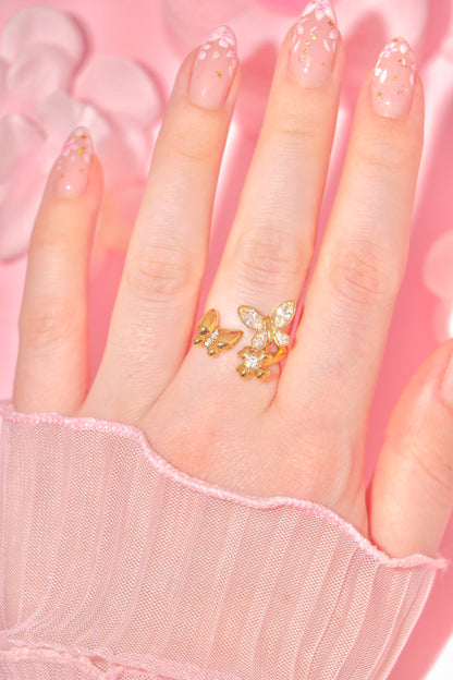 Blooming Flutter ring
