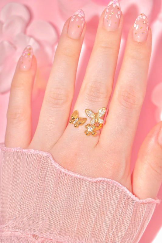 Blooming Flutter ring