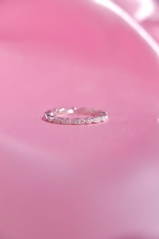 Milgrain Eternity band