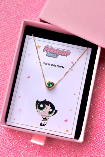 Powerpuff Heart necklace