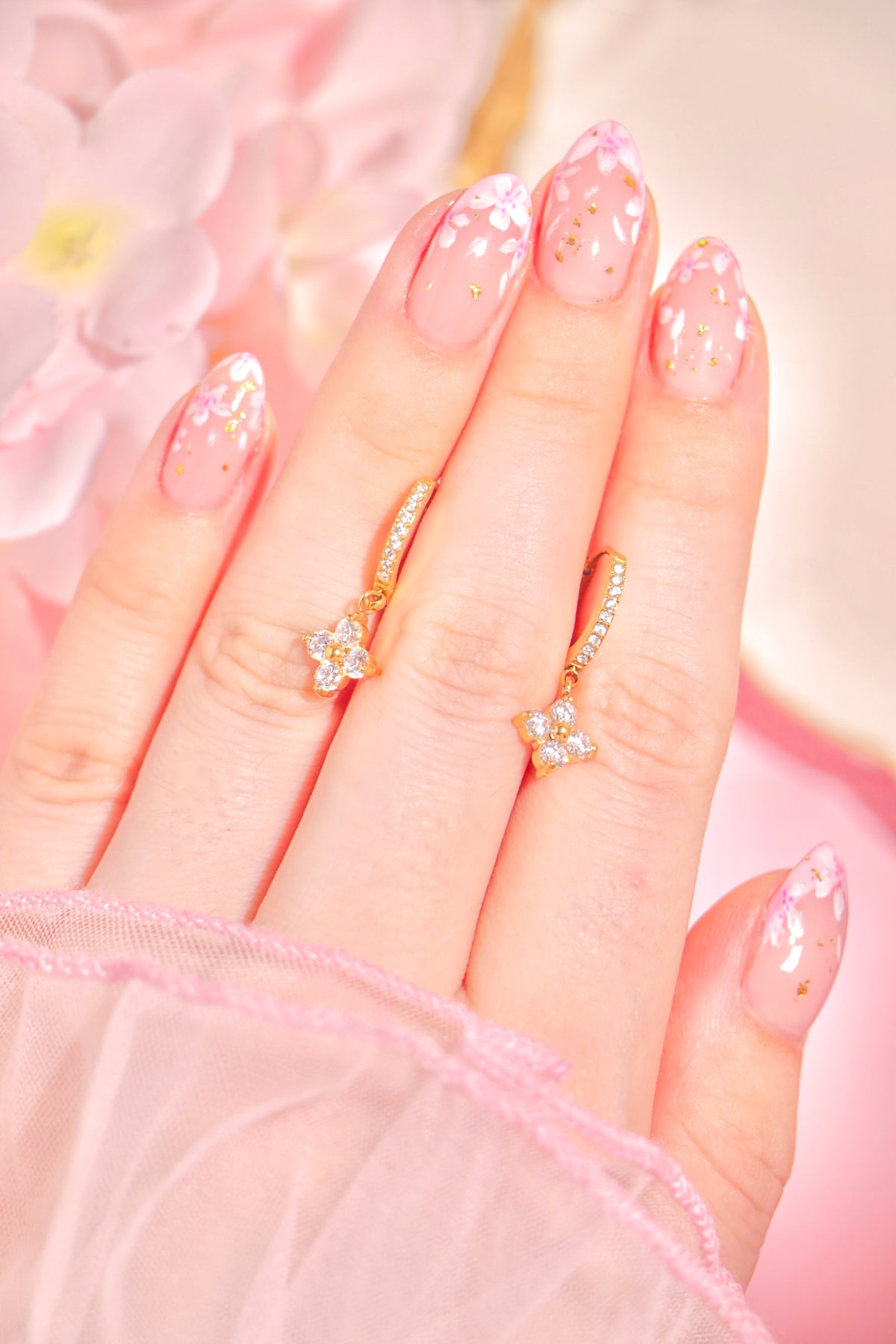 Crystal Blossom huggies