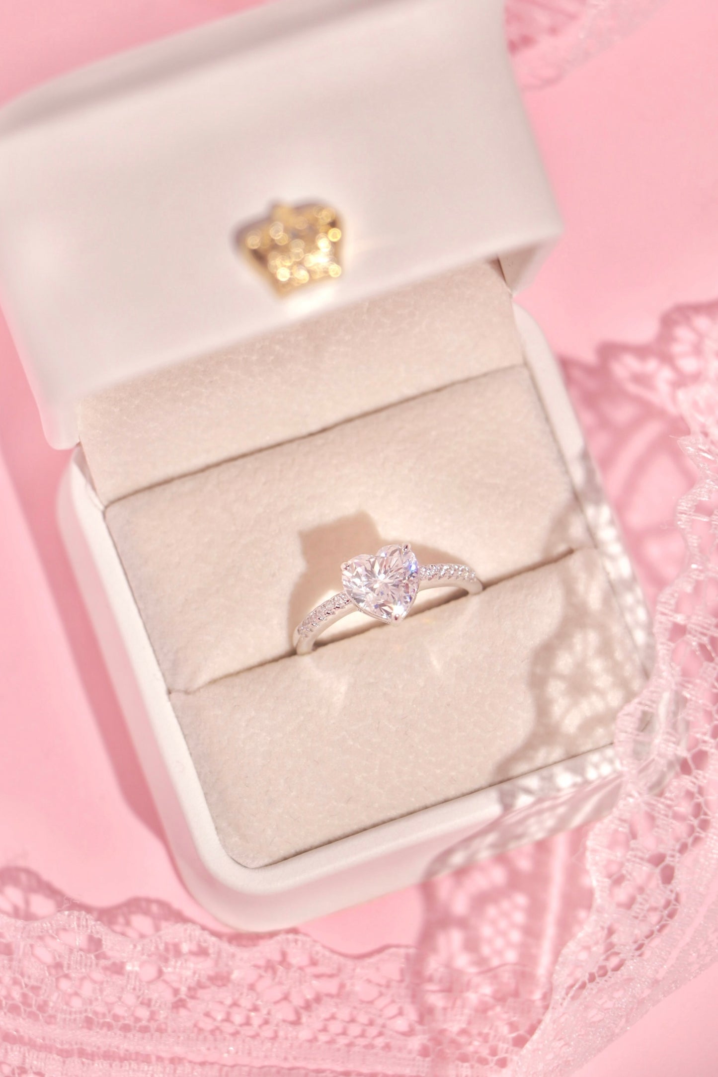 Timeless Love ring transparente
