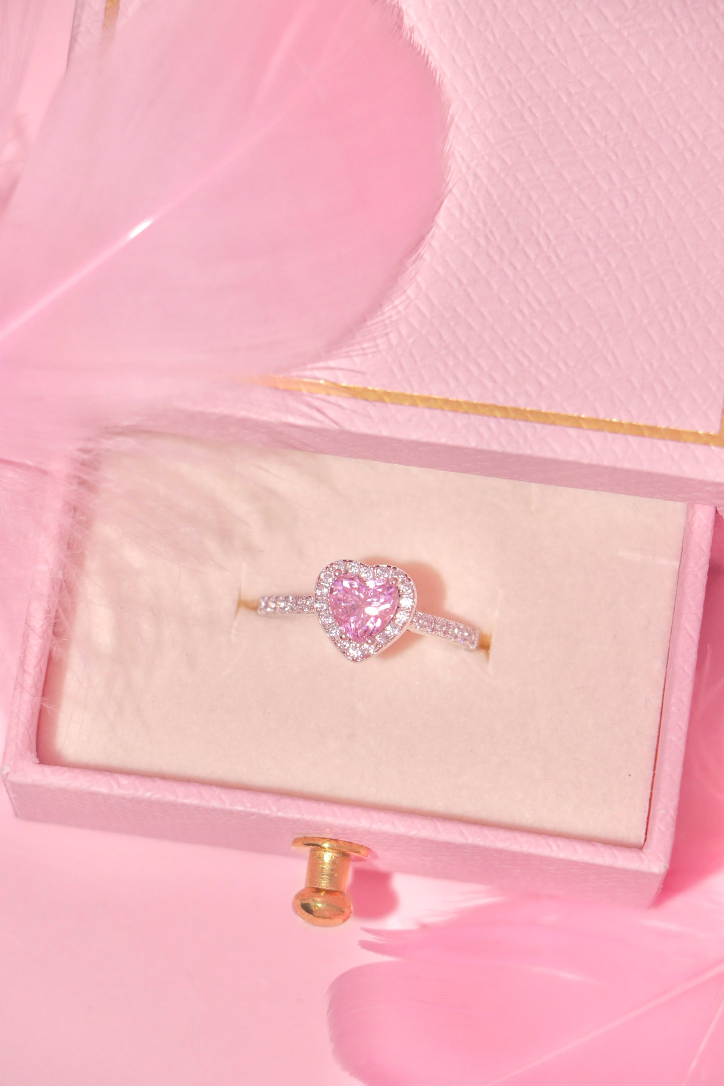 Princess Heart ring rosa