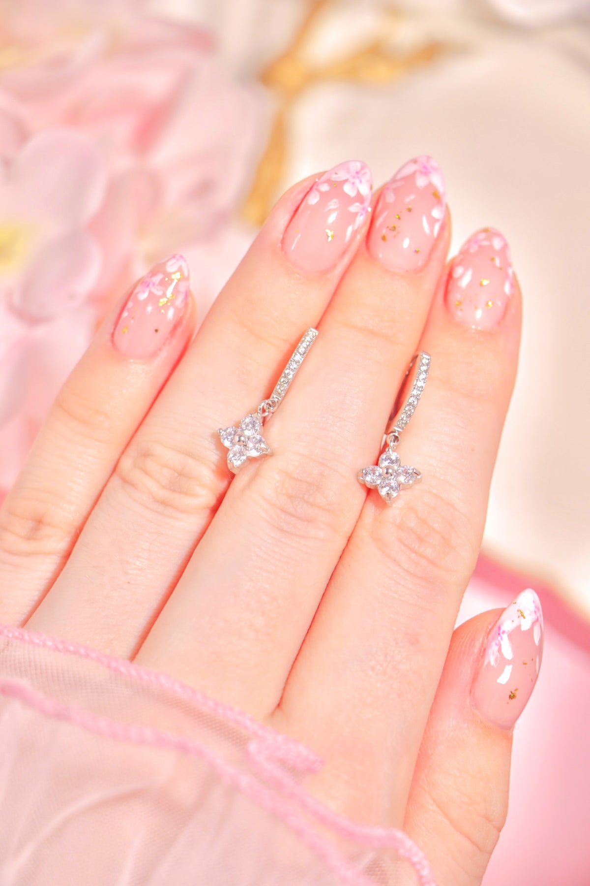 Crystal Blossom huggies