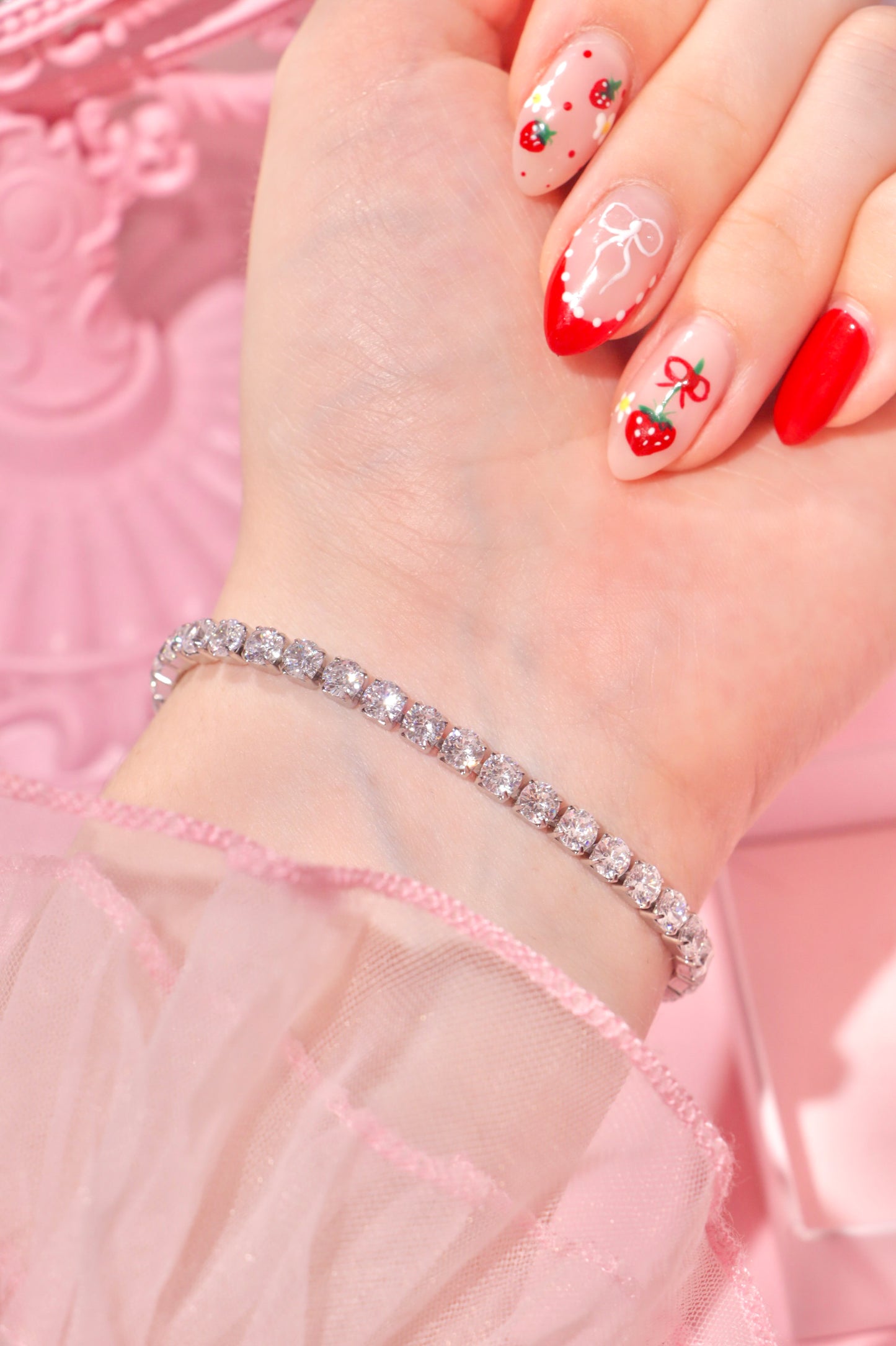 Tennis Chain bracelet ajustable