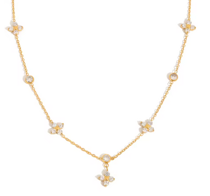 Crystal Blossom Sparks Necklace