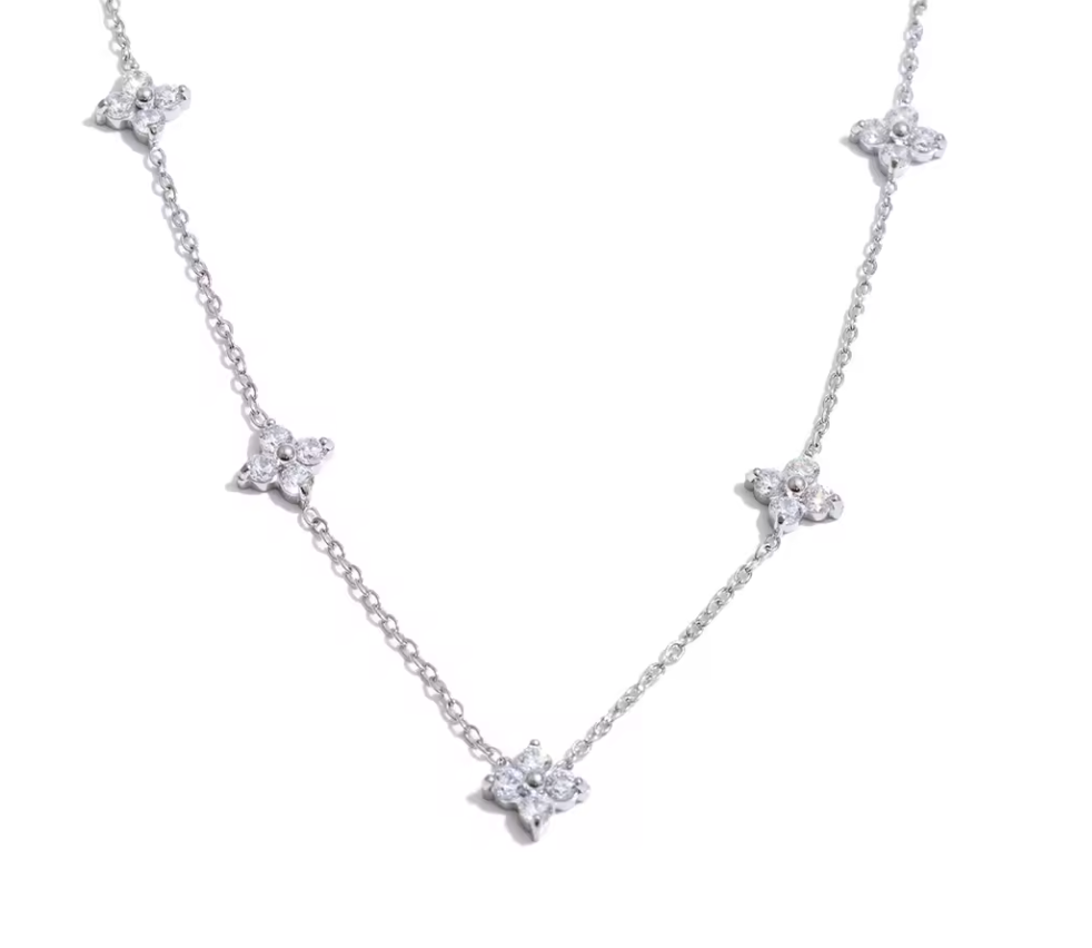 Crystal Blossom necklace