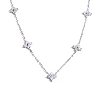 Crystal Blossom necklace