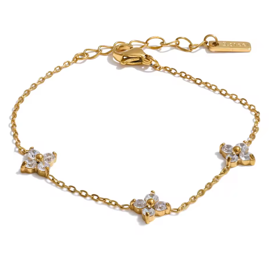 Crystal Blossom bracelet