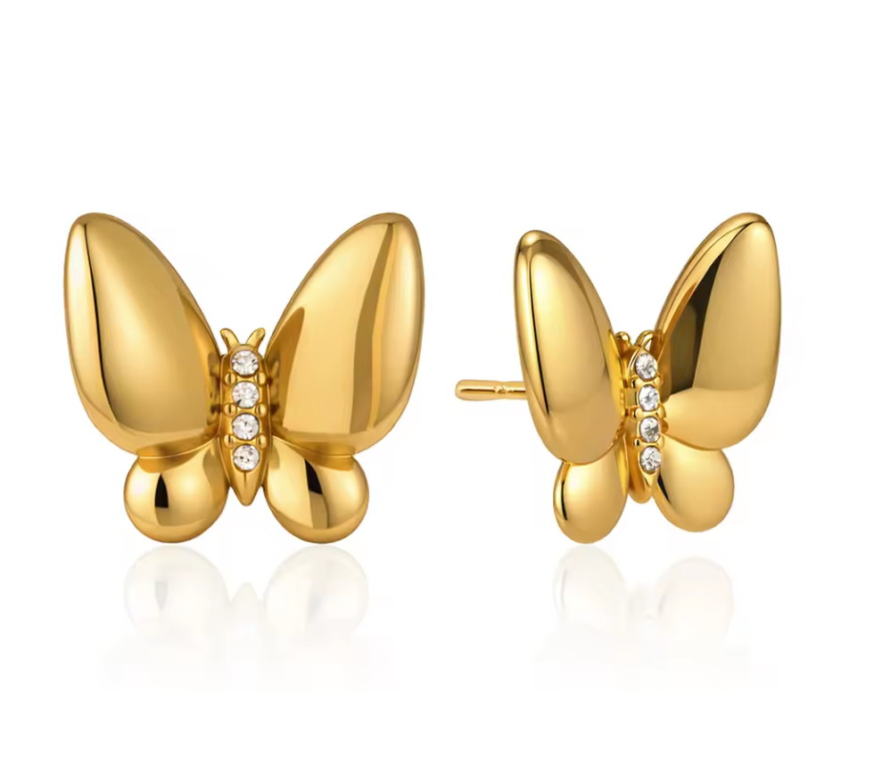 Glossy Flutter studs