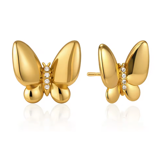 Glossy Flutter studs