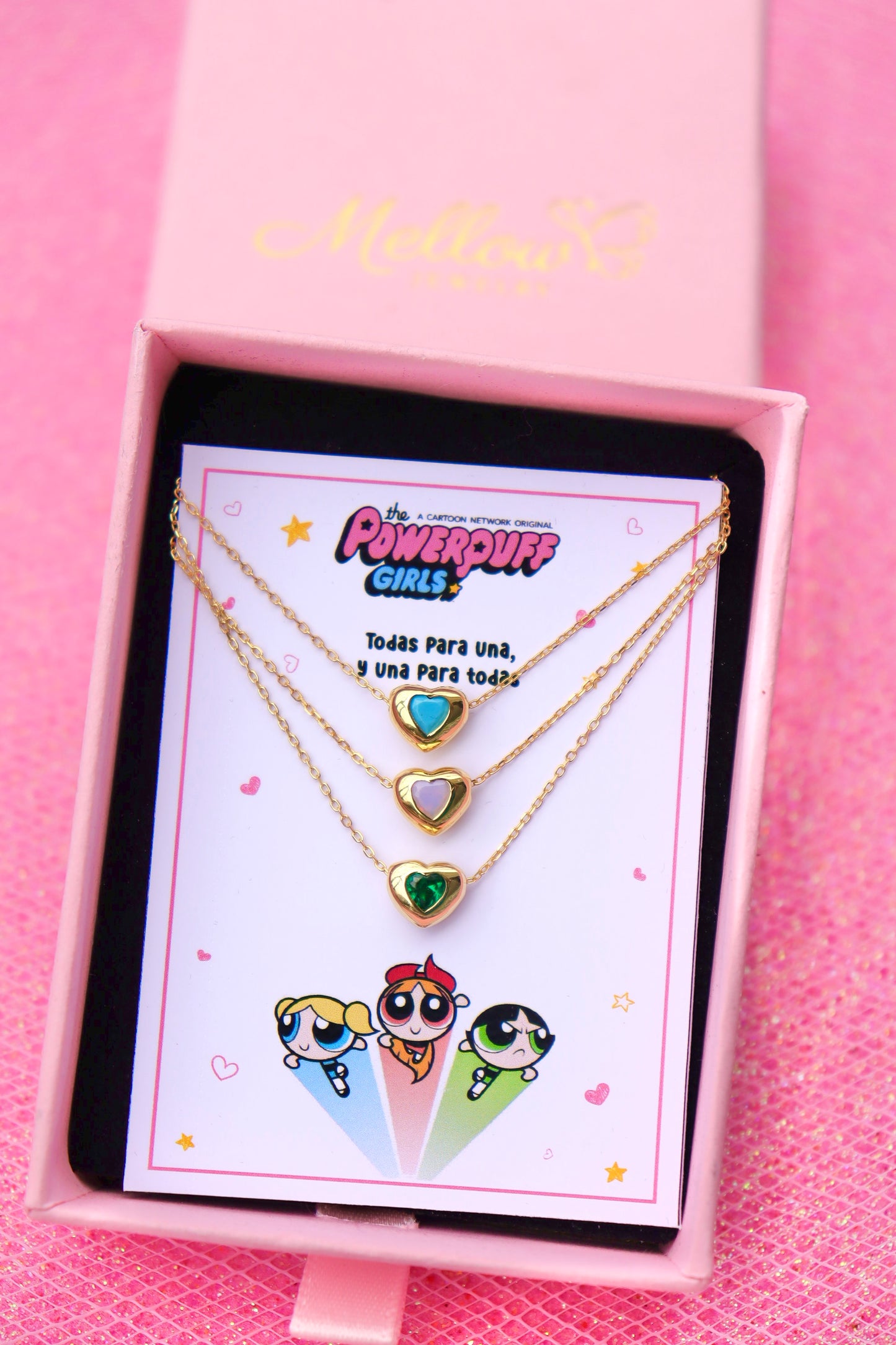 Powerpuff Heart necklace