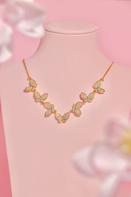 Butterflies Around Me necklace