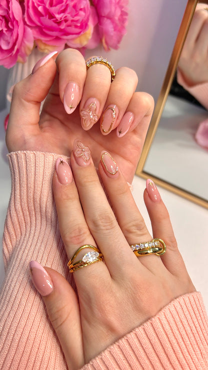 Marquise Arc ring set