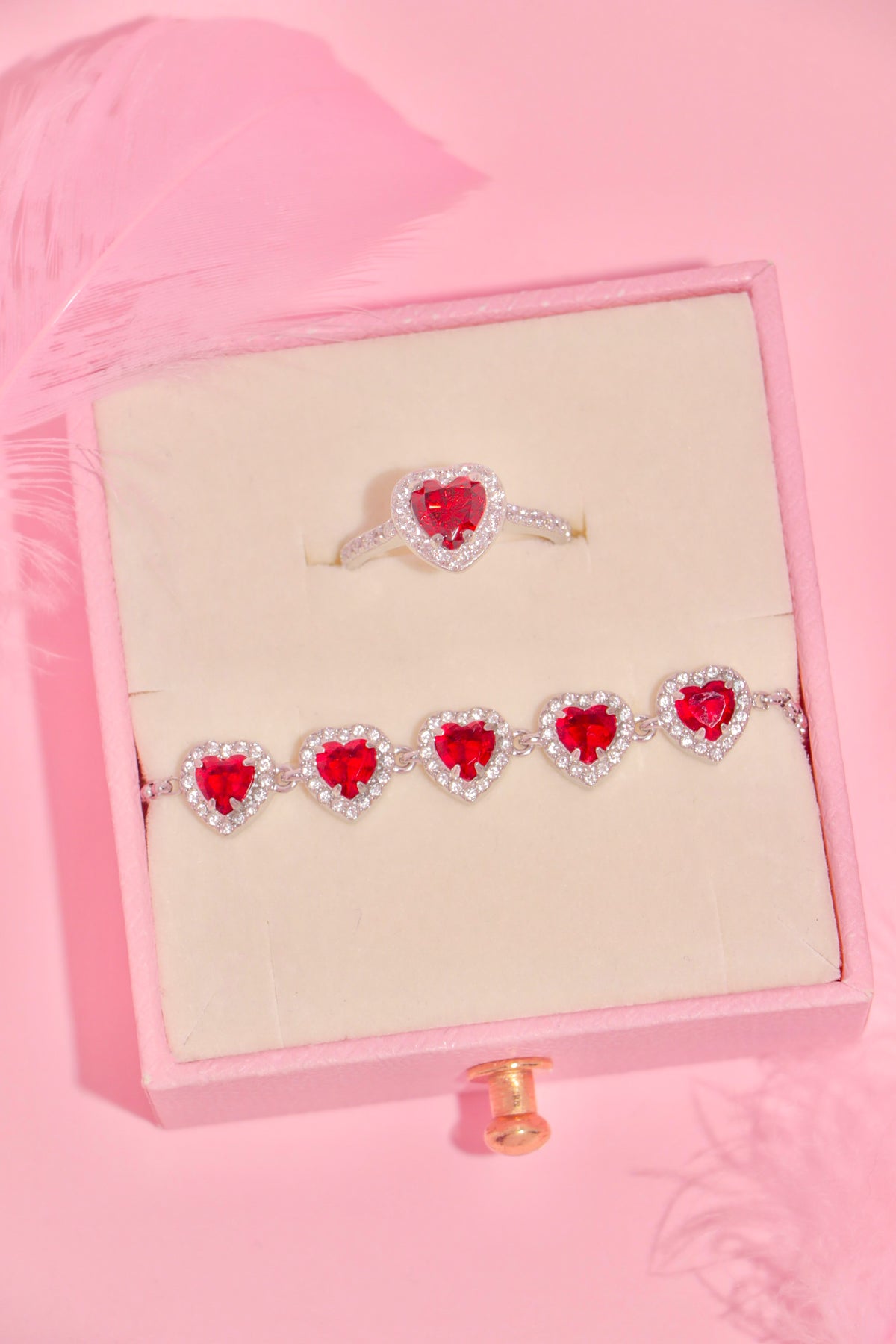Princess Heart rojo set