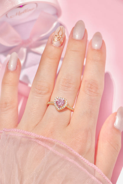 Princess Heart ring rosa