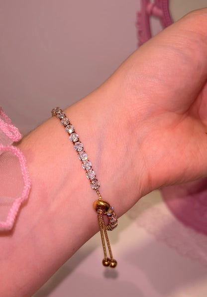 Tennis Chain bracelet ajustable