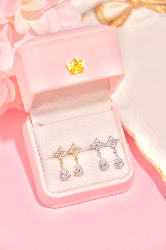 Crystal Blossom Drop studs